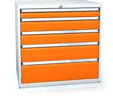 Drawer cabinet 840 x 860 x 600 - 5x drawers